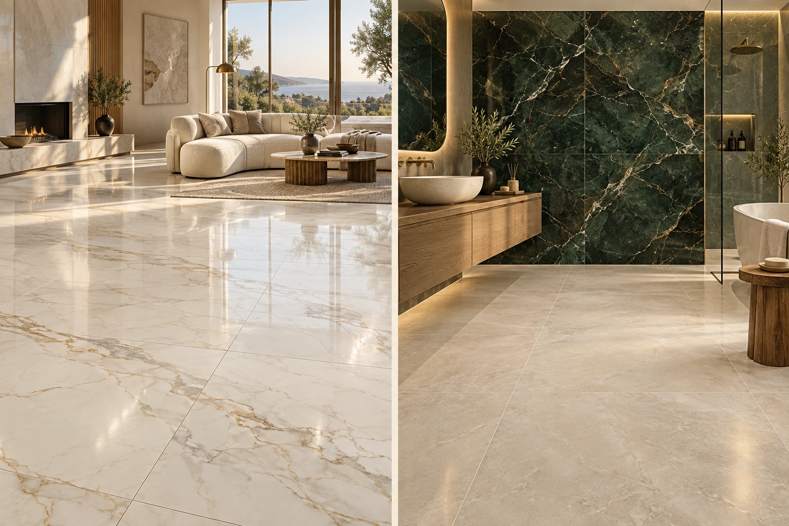 Premium tiles showroom in Dehradun